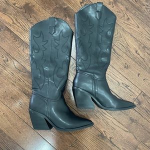 Steve Madden Arizona Western Cowboy Boots size 7.5 women’s